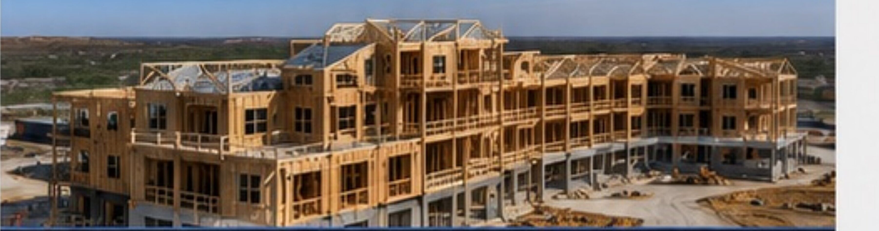 Large multifamily framing project