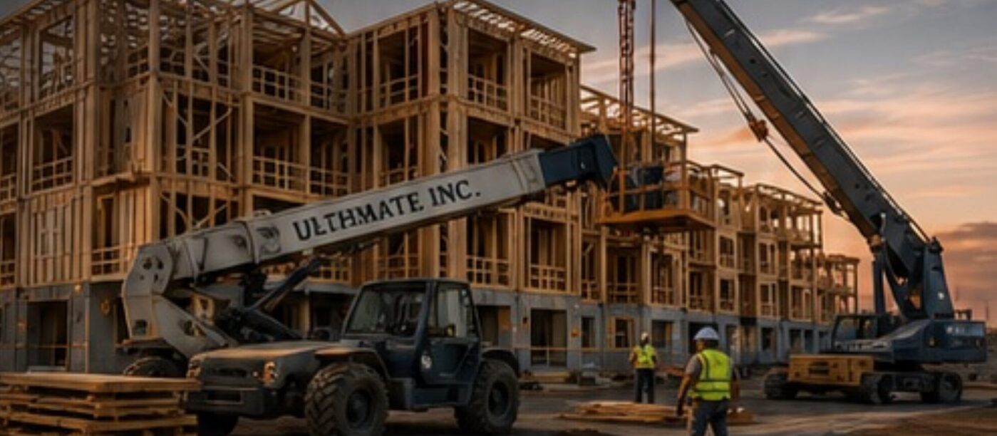 Crane on site