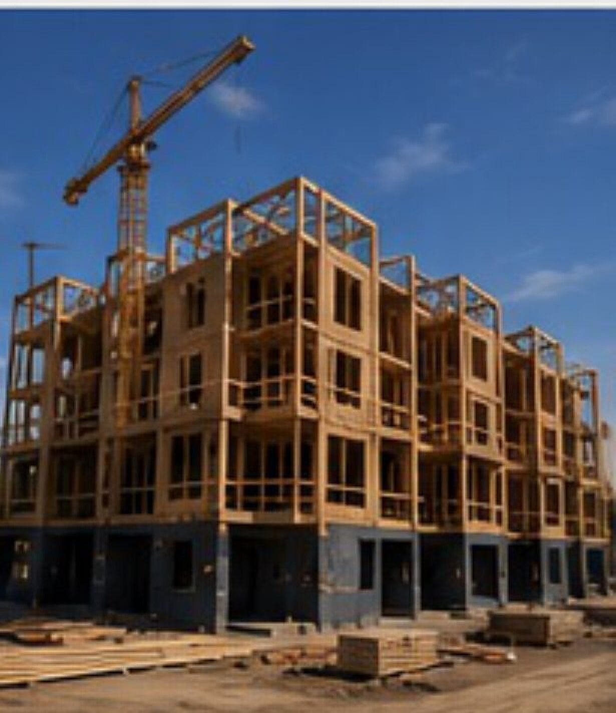 Framing in progress